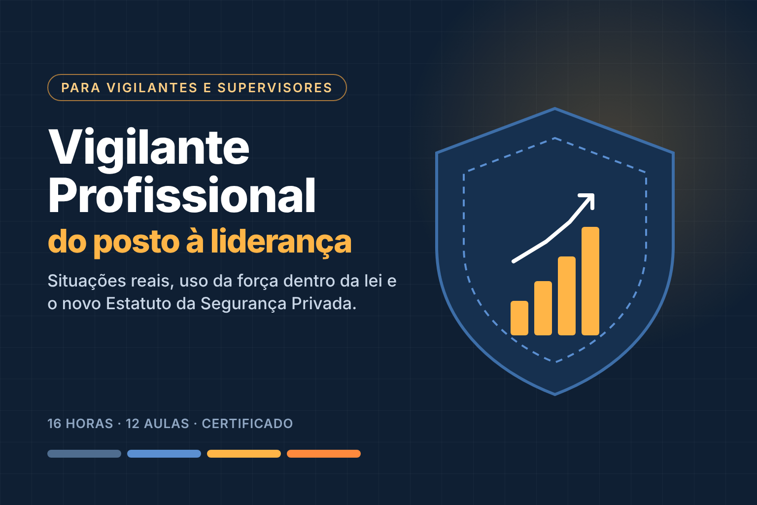 Curso para vigilante e supervisor: Vigilante Profissional, do posto à liderança