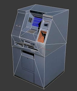 caixa eletronico 3d model