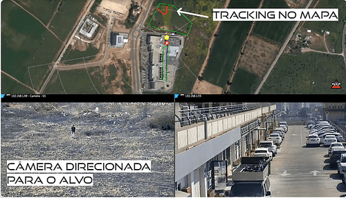 radar de segurança perimetral de longo alcance