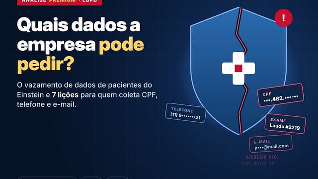 quais dados a empresa pode pedir: vazamento de dados de pacientes em hospital