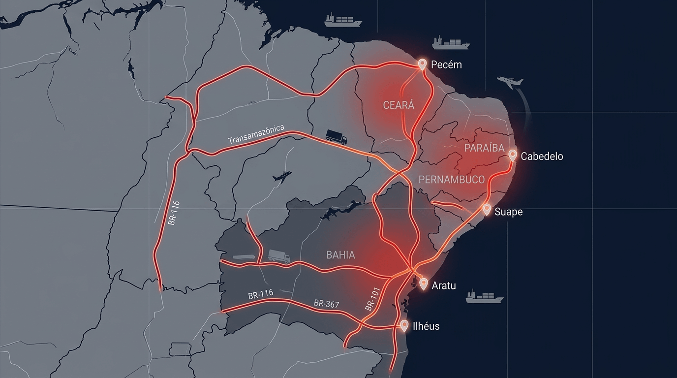 Rotas de tráfico e facções que explicam as cidades mais violentas do Brasil no Nordeste