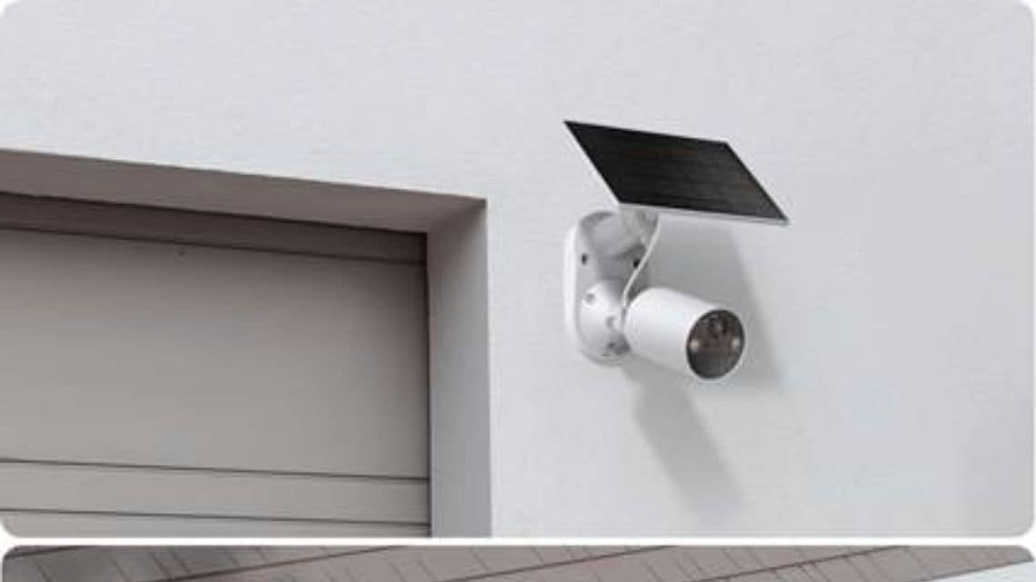 Camera de seguranca com energia sola